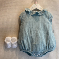 Pelele bambula verde