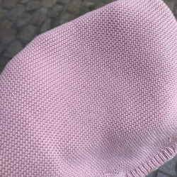 Pelele ochitos rosa empolvado