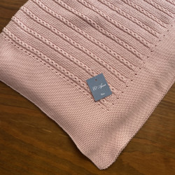 Toquilla rosa empolvado