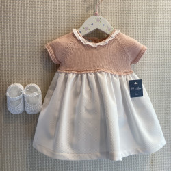 Vestido Lucero rosa medio