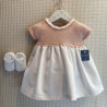 Vestido Lucero rosa medio