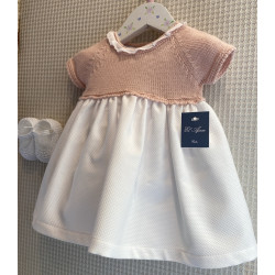 Vestido Lucero rosa medio