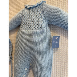 Pelele ochitos azul