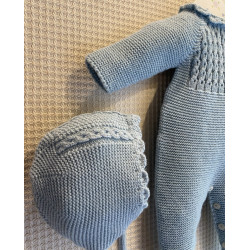 Pelele ochitos azul