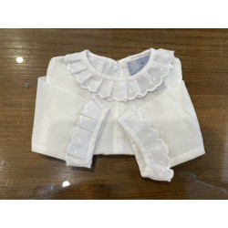 Camisa batista detalle blanco