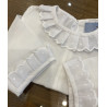 Camisa batista detalle blanco